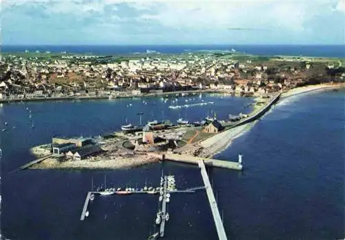 AK / Ansichtskarte  Camaret-sur-Mer_29_Finistere Le port et le Sillon Vue aérienne