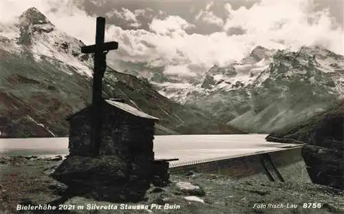 AK / Ansichtskarte 73982271 Bielerhoehe_Gaschurn_Montafon_Vorarlberg_AT Silvretta Stausee mit Pia Bin