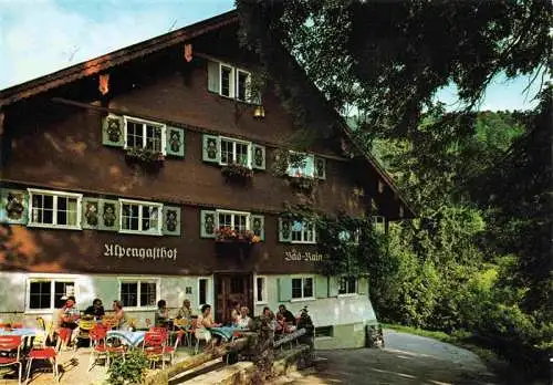 AK / Ansichtskarte 73982576 Oberstaufen Alpengasthof Bad Rain Terrasse