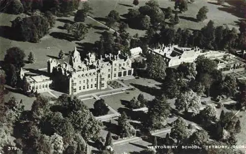 AK / Ansichtskarte 73982646 Tetbury_Gloucestershire_UK Westonbirt School aerial view