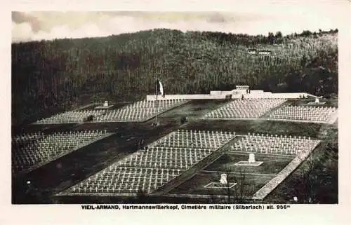 AK / Ansichtskarte  Vieil_Armand_Hartmannswillerkopf Cimetière militaire Silberloch