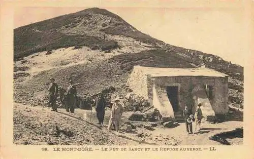 AK / Ansichtskarte  Le_Mont-Dore_63_Puy-de-Dome Le Puy de Sancy et le Refuge Auberge