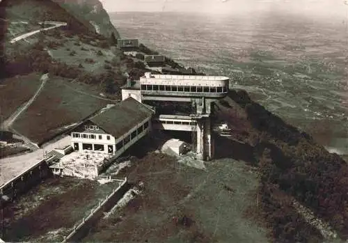 AK / Ansichtskarte  Mont_Saleve_74_Haute-Savoie Gare supérieure et Restaurant du Téléphérique vue aérienne