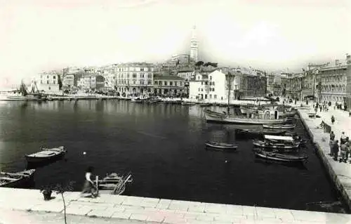 AK / Ansichtskarte 73982986 Rovinj_Rovigno_Istrien_Croatia Hafen Promenade