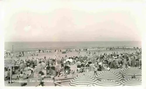 AK / Ansichtskarte 73983326 SCHEVENINGEN_Den_Haag_Zuid-Holland_NL Zee en Strandgezicht