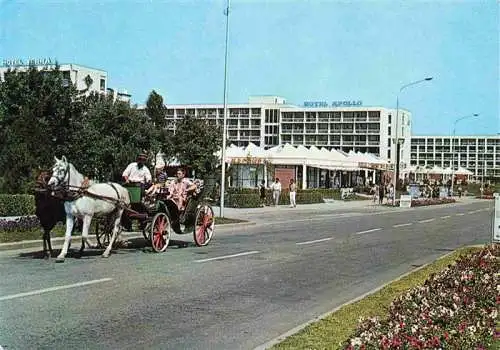 AK / Ansichtskarte 73983370 Mangalia_Nord_Neptun Hotel Apollo Pferdekutsche