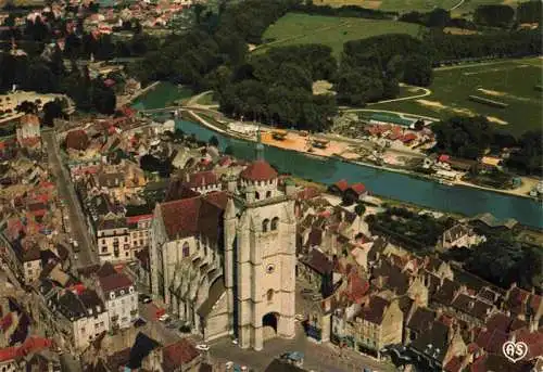 AK / Ansichtskarte  Dole_39_Jura Secteur sauvegardé Basilique vue aérienne