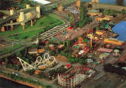 AK / Ansichtskarte 73983687 MONTREAL__QUEBEC_Canada La Ronde à l'Ile Sainte Hélène vue aérienne