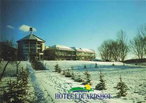 AK / Ansichtskarte 73983693 Bad_Freienwalde Hotel Eduardshof Winterlandschaft