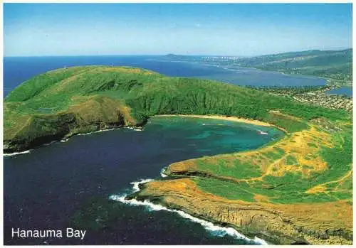 AK / Ansichtskarte 73983908 Oahu Hanauma Bay Fliegeraufnahme