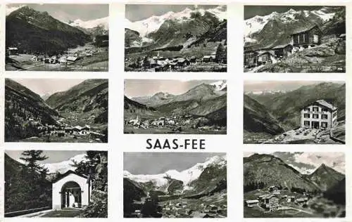 AK / Ansichtskarte  Saas-Fee_VS Teilansichten Kapelle