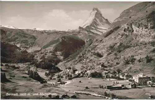 AK / Ansichtskarte  Zermatt_VS mit Matterhorn