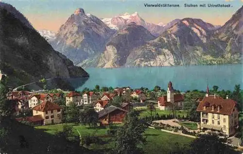 AK / Ansichtskarte  Sisikon_Vierwaldstaettersee_UR Panorama mit Urirotstock