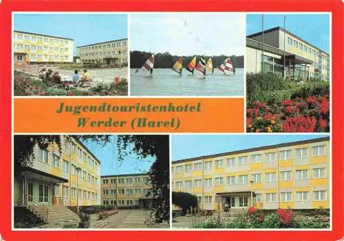 AK / Ansichtskarte 73984291 Werder_Havel Jugendtouristenhotel Windsurfen Schwielowsee