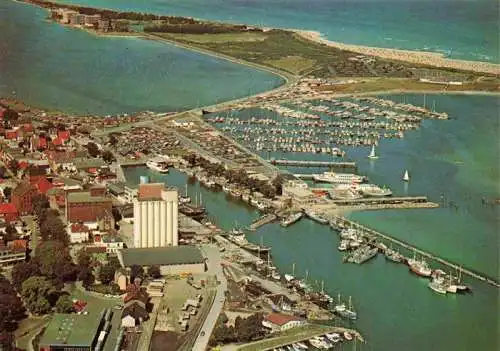 AK / Ansichtskarte 73984430 Heiligenhafen_Ostseebad Panorama Hafen Bad an der Vogelfluglinie