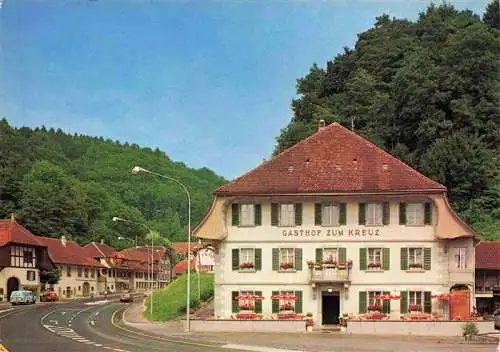 AK / Ansichtskarte  Guemmenen_BE Hotel Gasthof zum Kreuz