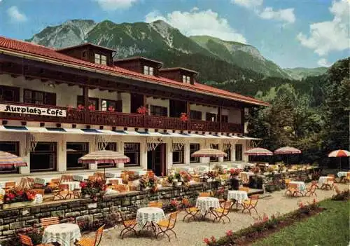 AK / Ansichtskarte 73984739 OBERSTDORF Kurplatz Cafe Terrasse