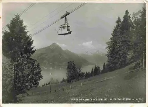 AK / Ansichtskarte  Beckenried_Vierwaldstaettersee_NW Luftseilbahn Beckenried_Klewenalp