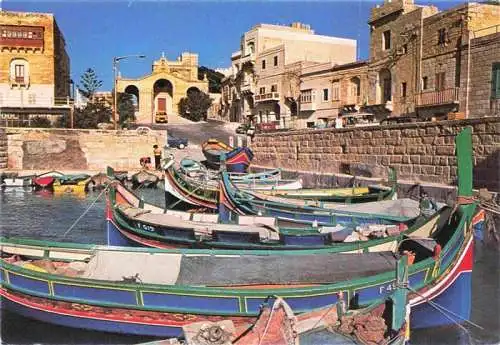 AK / Ansichtskarte 73984971 Malta__Insel Fishing Harbour St Pauls Bay