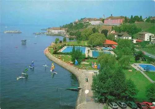 AK / Ansichtskarte 73985129 MEERSBURG_Bodensee Bodenseeufer Freibad