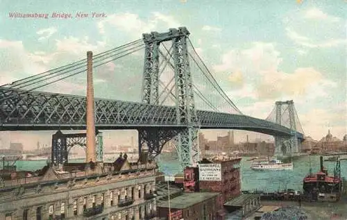 AK / Ansichtskarte 73985276 NEW_YORK_City_USA Williamsburg Bridge