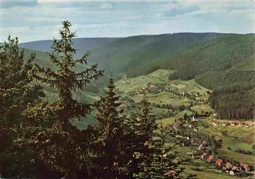 AK / Ansichtskarte 73985385 Tonbach Panorama Luft- und Winterkurort im Schwarzwald