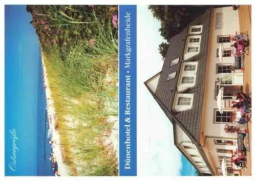 AK / Ansichtskarte 73985459 Markgrafenheide_Rostock Duenenhotel und Restaurant Ostseestrand