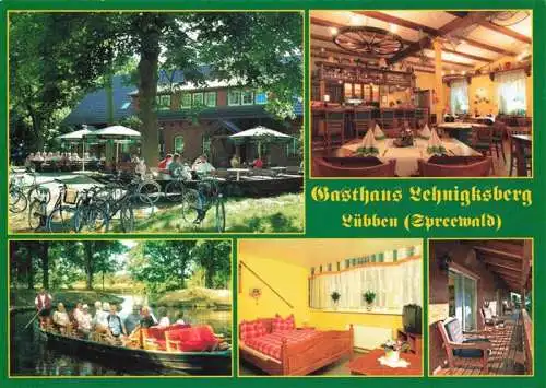 AK / Ansichtskarte 73985491 Luebben_Spreewald Gasthaus Lehnigksberg Ausflugslokal an der Spree