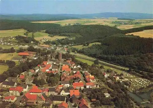 AK / Ansichtskarte 73985517 Trendelburg_Diemel_Deisel_Hessen Fliegeraufnahme