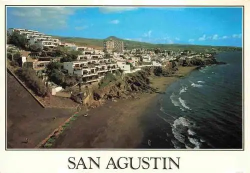 AK / Ansichtskarte 73985564 San_Agustin_Gran_Canaria Morro Besudo Fliegeraufnahme