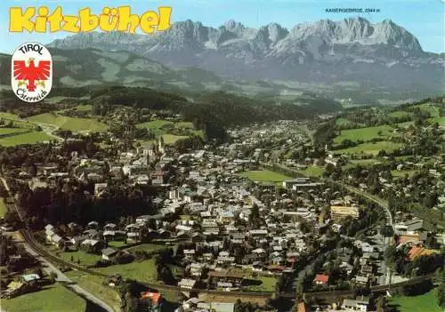 AK / Ansichtskarte 73985870 Kitzbuehel_Tirol_AT Panorama Wintersportplatz Kaisergebirge Sommerfrische