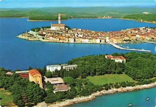 AK / Ansichtskarte 73985881 Rovinj_Rovigno_Istrien_Croatia Kuestenpanorama Halbinsel