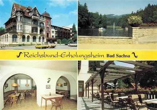 AK / Ansichtskarte 73985888 Bad_Sachsa_Harz Reichsbund-Erholungsheim am Kurpark Terrasse