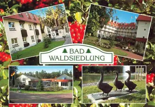 AK / Ansichtskarte 73985896 Wandlitz Bad Waldsiedlung Skulpturen Brandenburg-Klinik