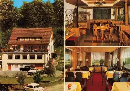 AK / Ansichtskarte 73985897 Schwarzenberg_Murgtal Gasthof Pension Lamm Gastraeume