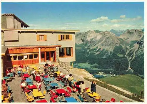 AK / Ansichtskarte  AROSA_GR Terrasse Weisshorngipfel Restaurant