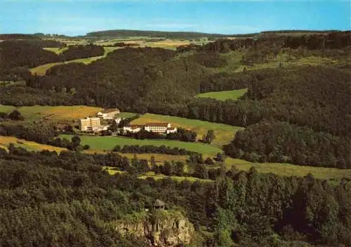 AK / Ansichtskarte 73985952 Neukirchen_Knuellgebirge Waldsanatorium Urbachtal Fliegeraufnahme