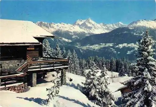 AK / Ansichtskarte  Crans-sur-Sierre_VS Paysage de neige dans la région de Montana