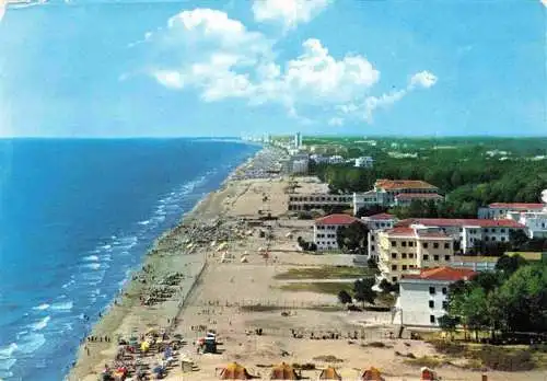 AK / Ansichtskarte 73986185 Lido_di_Jesolo_IT La spiaggia veduta aerea