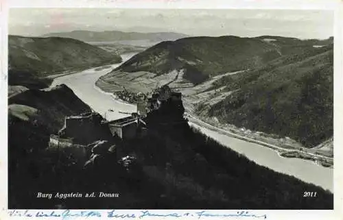 AK / Ansichtskarte 73986260 Burg_Aggstein an der Donau Fliegeraufnahme