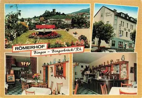 AK / Ansichtskarte 73986390 Bingen_Rhein Hotel Roemerhof Restaurant Bar Park