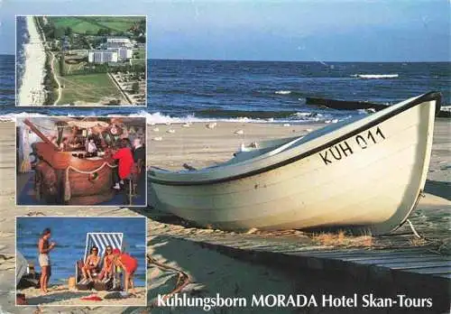 AK / Ansichtskarte 73986575 KueHLUNGSBORN_Ostseebad Morada Hotel Gastraum Strandpartien