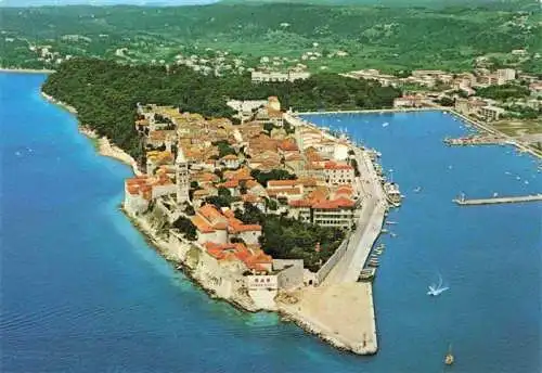 AK / Ansichtskarte 73986609 Rab__Croatia Fliegeraufnahme