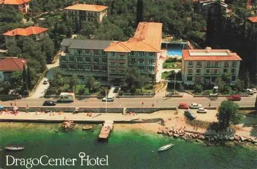 AK / Ansichtskarte 73986629 Assenza_di_Brenzone Drago Center Hotel Fliegeraufnahme