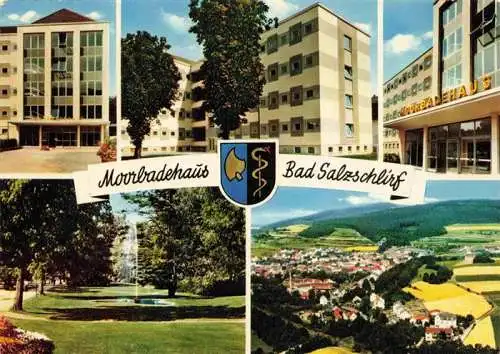 AK / Ansichtskarte 73986644 Bad_Salzschlirf  Moorbadehaus Park Fliegeraufnahme