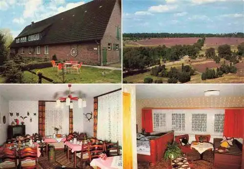 AK / Ansichtskarte 73986673 Bispingen Pension Dierhsen Panorama Gaststube Zimmer