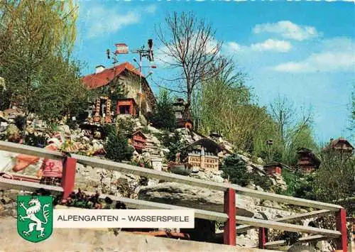 AK / Ansichtskarte 73986791 Waldbach_Steiermark_AT Alpengarten Wasserspiele
