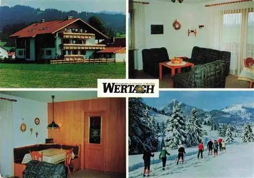 AK / Ansichtskarte 73986818 Wertach_Bayern Ferienwohnung Kern Langlauf Wintersport Bayerische Alpen