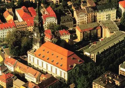 AK / Ansichtskarte 73986889 DRESDEN_Elbe Dreikoenigskirche Dresdner Neustadt