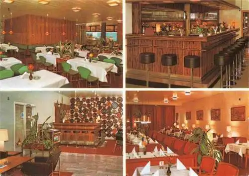 AK / Ansichtskarte 73986929 SAssNITZ_Ostseebad_Ruegen Mitropa-Ruegen-Hotel Gaststaette Arkona-Bar Hotelhalle Restaurant